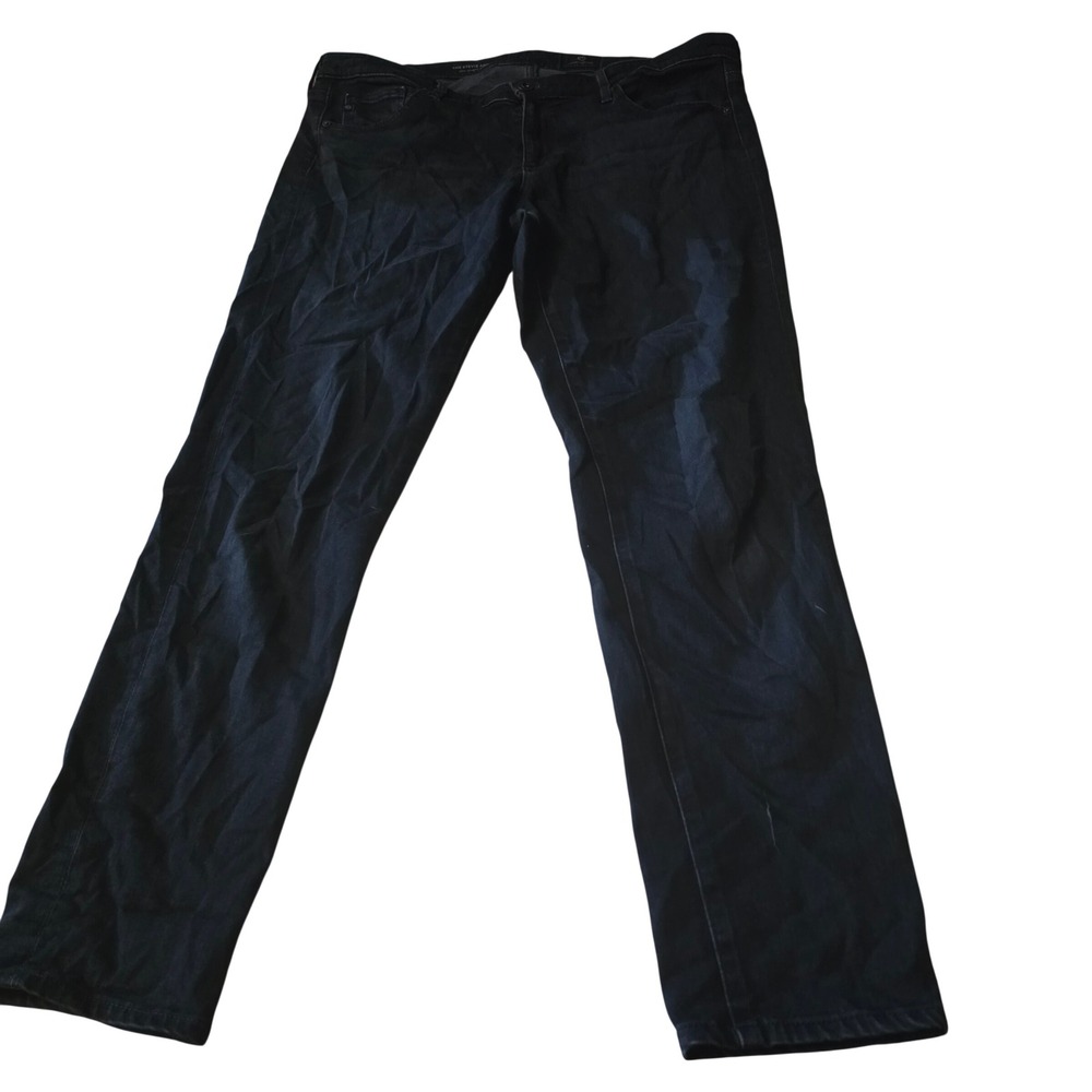 AG Adriano Goldschmied The Stevie Ankle Slim Straight Jeans Dark Wash 31R